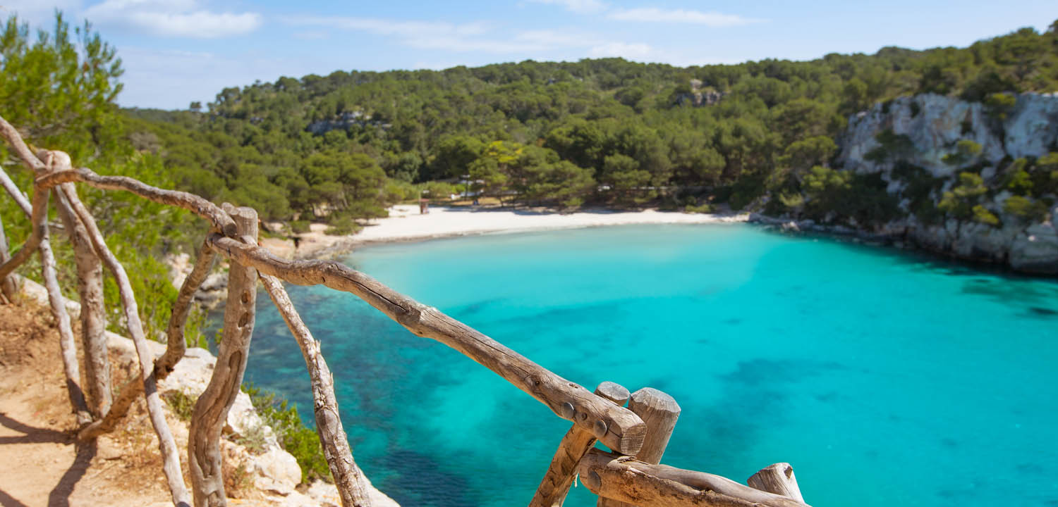 Menorca beach scene